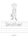 brother Worksheet