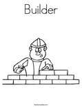 Builder Coloring Page