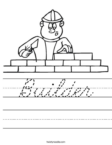 Bricklayer Worksheet