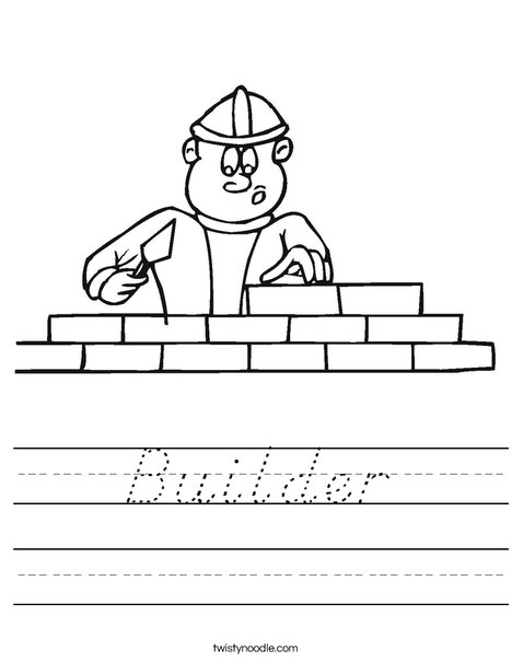 Bricklayer Worksheet