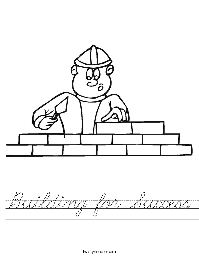 Building for Success Worksheet