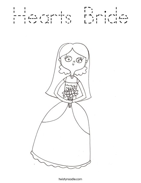 Bridal Shower Coloring Page