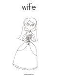 wifeColoring Page