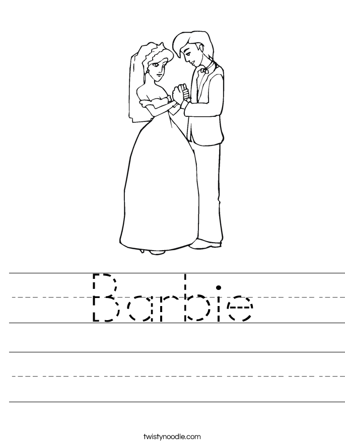 Barbie Worksheet