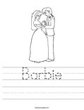 Barbie Worksheet