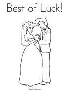 Best of Luck Coloring Page