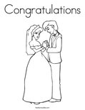 Congratulations Coloring Page