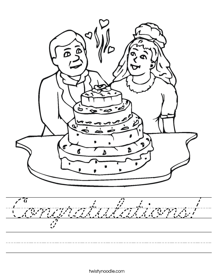 Congratulations! Worksheet