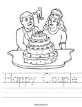 Happy Couple Worksheet