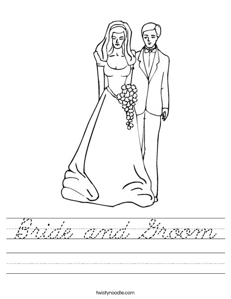 Just Married Worksheet