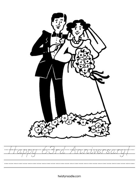 Bride and Groom2 Worksheet