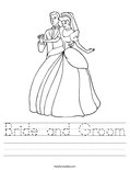 Bride and Groom Worksheet