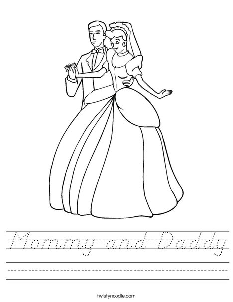Bride and Groom3 Worksheet