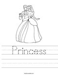 Princess Worksheet