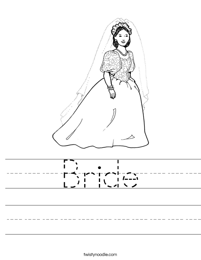 Bride Worksheet