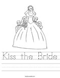 Kiss the Bride Worksheet