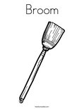 BroomColoring Page
