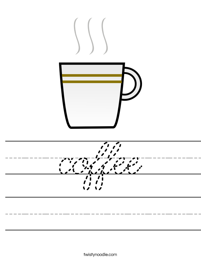 coffee Worksheet