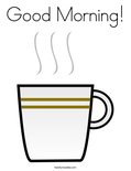 Good Morning! Coloring Page