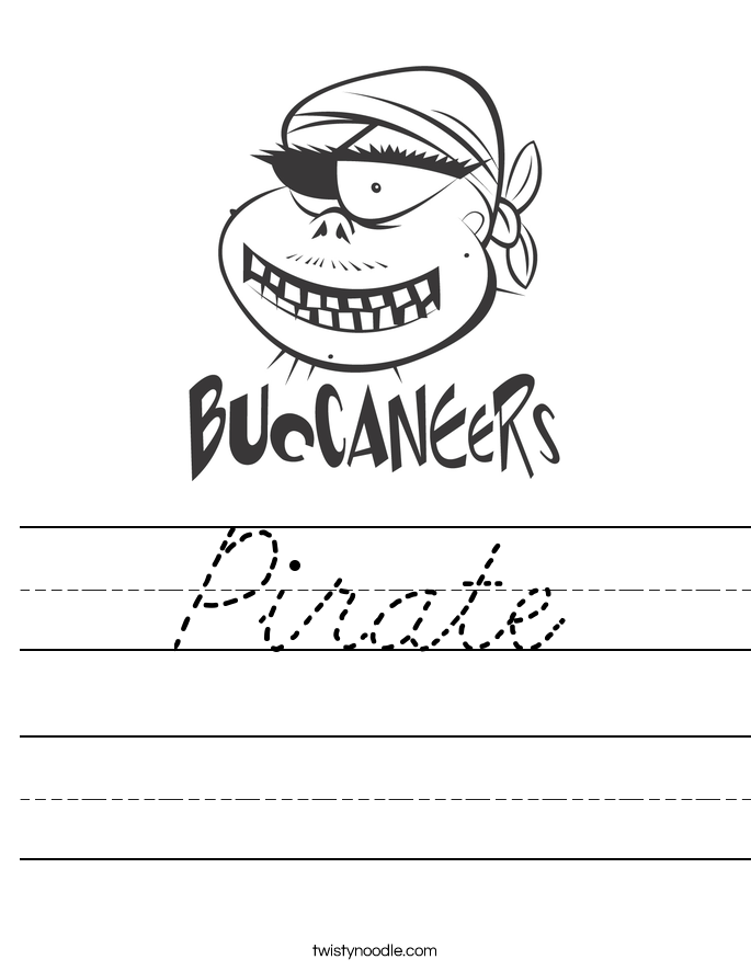 Pirate Worksheet