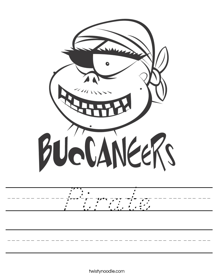 Pirate Worksheet