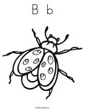 B  b Coloring Page