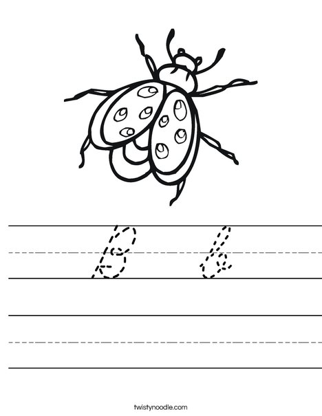 Bug Worksheet