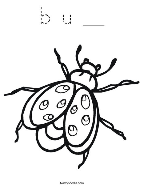 Bug Coloring Page