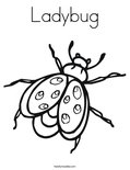 LadybugColoring Page