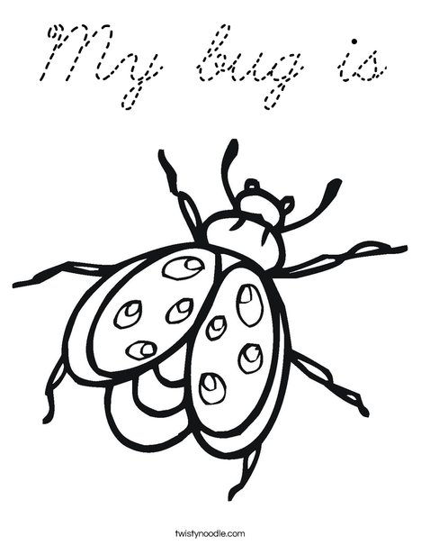 Bug Coloring Page