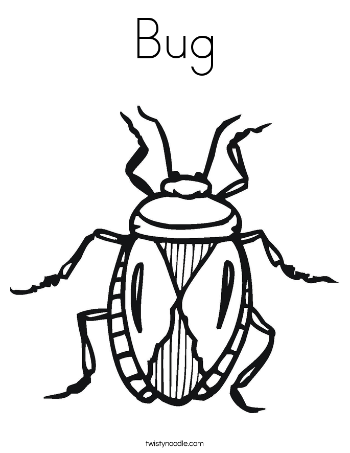 Bug Coloring Page