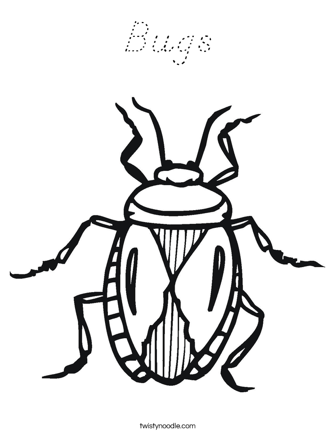 Bugs Coloring Page