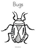 Bugs Coloring Page