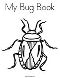 My Bug Book Coloring Page