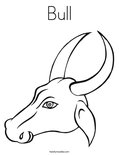 Bull Coloring Page