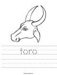 toro Worksheet