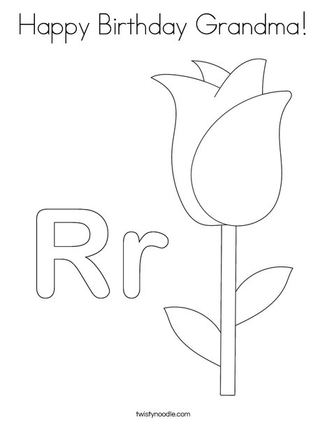 Bunch of Roses Coloring Page