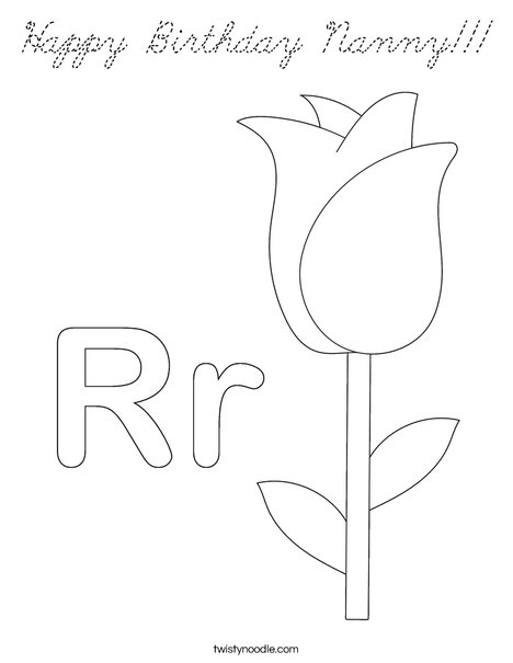 Bunch of Roses Coloring Page