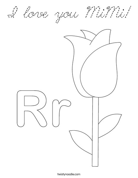 Bunch of Roses Coloring Page