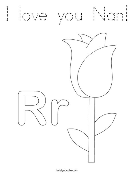 Bunch of Roses Coloring Page