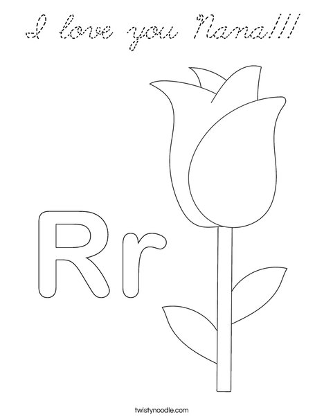 Bunch of Roses Coloring Page