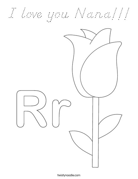 Bunch of Roses Coloring Page