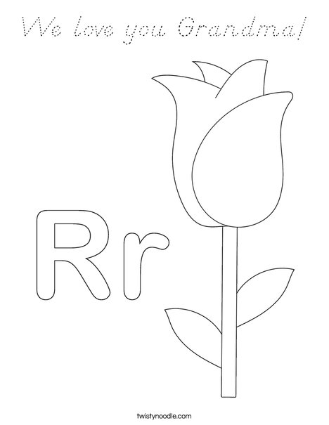 Bunch of Roses Coloring Page