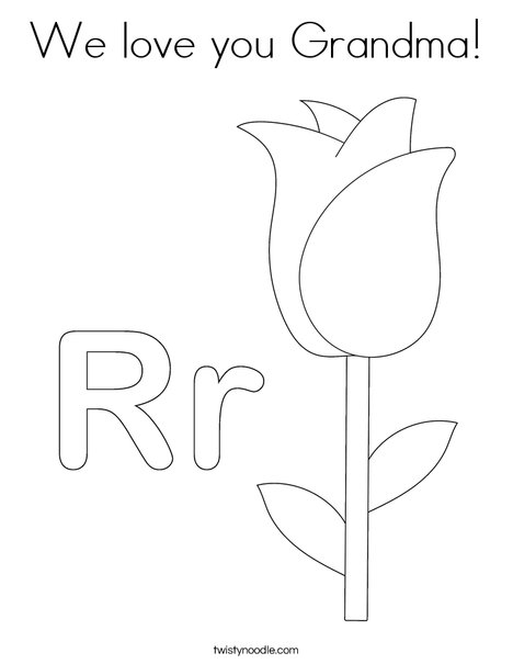 Bunch of Roses Coloring Page