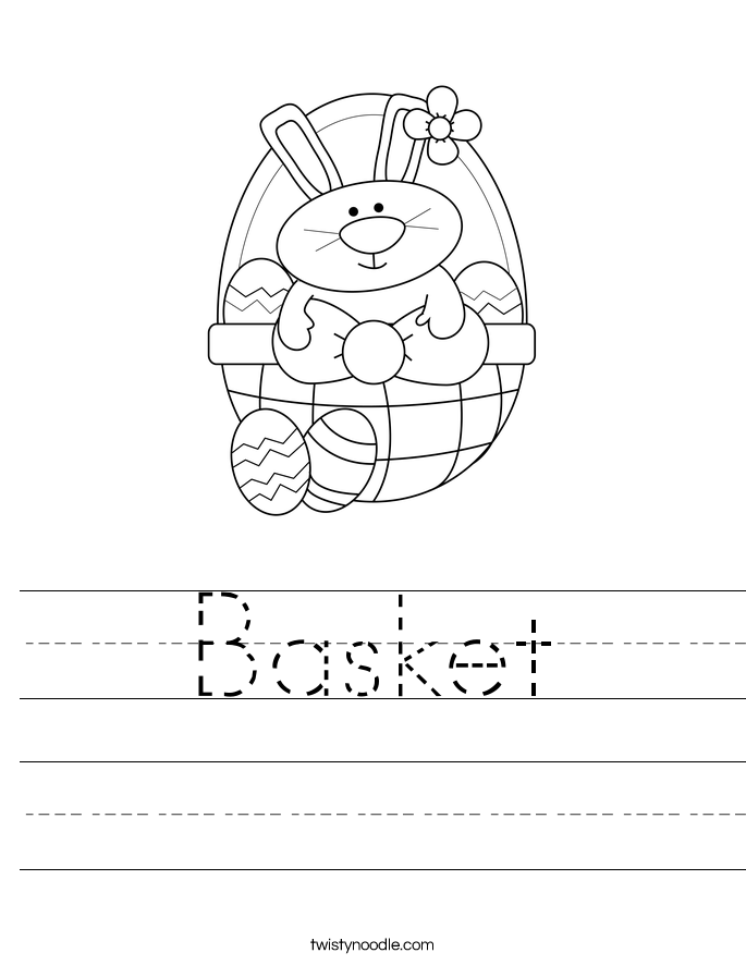 Basket Worksheet