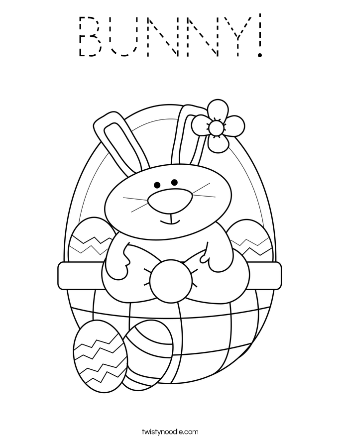 BUNNY! Coloring Page