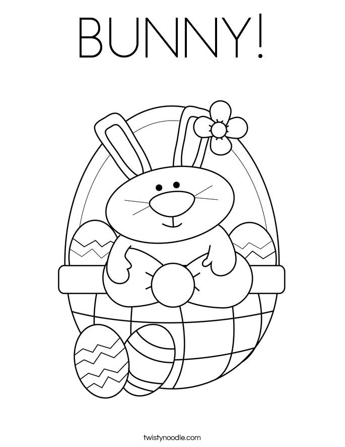 BUNNY! Coloring Page