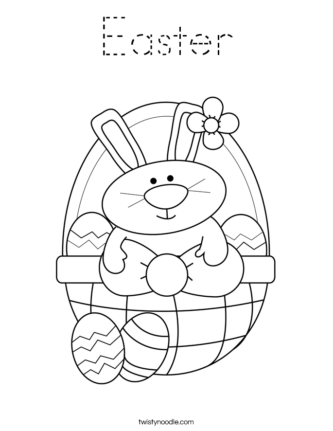 Easter Coloring Page