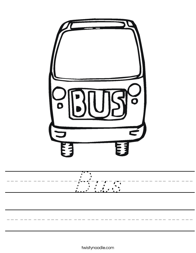 Bus Worksheet