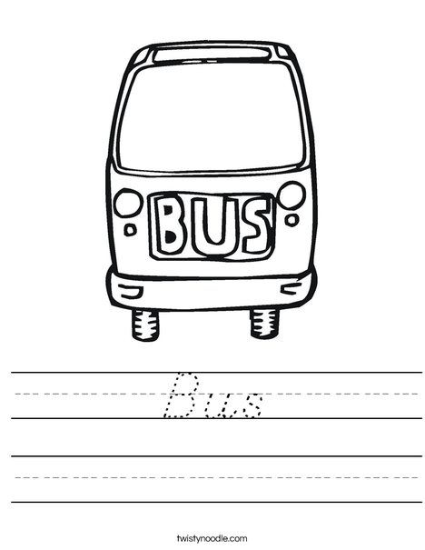 Bus Worksheet